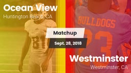 Matchup: Ocean View High vs. Westminster  2018