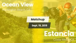 Matchup: Ocean View High vs. Estancia  2019