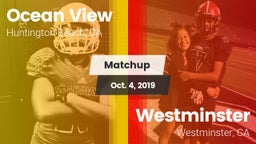 Matchup: Ocean View High vs. Westminster  2019