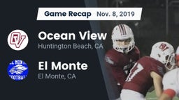 Recap: Ocean View  vs. El Monte  2019