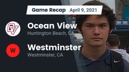 Recap: Ocean View  vs. Westminster  2021