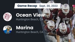 Recap: Ocean View  vs. Marina  2022
