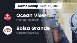 Recap: Ocean View  vs. Bolsa Grande  2023