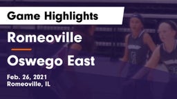 Romeoville  vs Oswego East  Game Highlights - Feb. 26, 2021