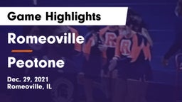 Romeoville  vs Peotone  Game Highlights - Dec. 29, 2021