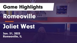 Romeoville  vs Joliet West  Game Highlights - Jan. 31, 2023