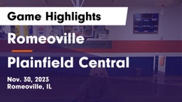 Romeoville  vs Plainfield Central  Game Highlights - Nov. 30, 2023