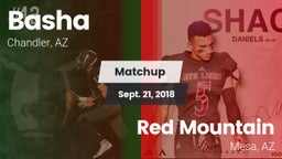 Matchup: Basha  vs. Red Mountain  2018
