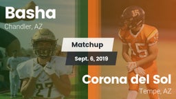 Matchup: Basha  vs. Corona del Sol  2019