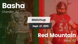 Matchup: Basha  vs. Red Mountain  2019