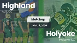 Matchup: Highland  vs. Holyoke  2020