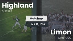 Matchup: Highland  vs. Limon  2020