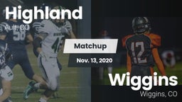 Matchup: Highland  vs. Wiggins  2020