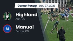 Recap: Highland  vs. Manual  2023