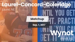 Matchup: Laurel-Concord-Coler vs. Wynot  2017