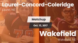 Matchup: Laurel-Concord-Coler vs. Wakefield  2017