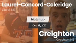 Matchup: Laurel-Concord-Coler vs. Creighton  2017