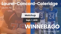 Matchup: Laurel-Concord-Coler vs. WINNEBAGO 2018