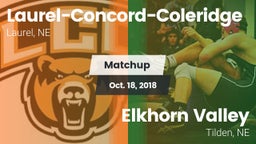 Matchup: Laurel-Concord-Coler vs. Elkhorn Valley  2018