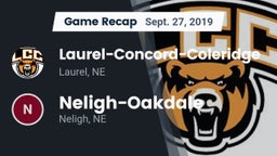 Recap: Laurel-Concord-Coleridge  vs. Neligh-Oakdale  2019