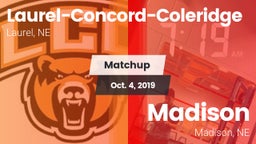 Matchup: Laurel-Concord-Coler vs. Madison  2019