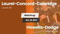 Matchup: Laurel-Concord-Coler vs. Howells-Dodge  2019