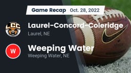 Recap: Laurel-Concord-Coleridge  vs. Weeping Water  2022