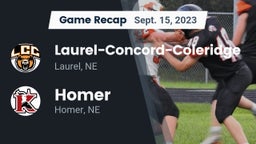 Recap: Laurel-Concord-Coleridge  vs. Homer  2023