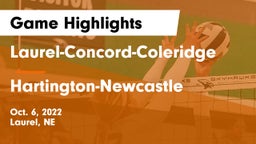 Laurel-Concord-Coleridge  vs Hartington-Newcastle  Game Highlights - Oct. 6, 2022