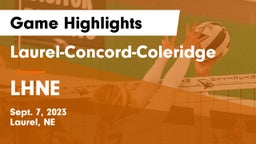 Laurel-Concord-Coleridge  vs LHNE Game Highlights - Sept. 7, 2023