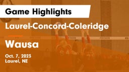 Laurel-Concord-Coleridge  vs Wausa  Game Highlights - Oct. 7, 2023