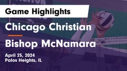 Chicago Christian  vs Bishop McNamara Game Highlights - April 25, 2024