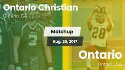 Matchup: Ontario Christian vs. Ontario  2017