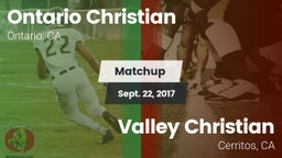Matchup: Ontario Christian vs. Valley Christian  2017