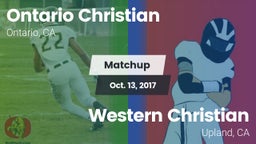 Matchup: Ontario Christian vs. Western Christian  2017