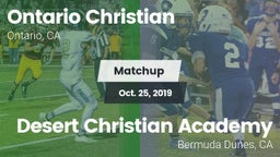 Matchup: Ontario Christian vs. Desert Christian Academy 2019