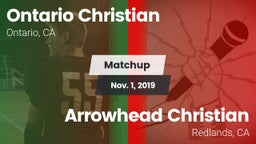 Matchup: Ontario Christian vs. Arrowhead Christian  2019