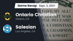 Recap: Ontario Christian  vs. Salesian  2021