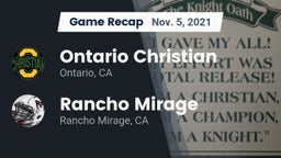 Recap: Ontario Christian  vs. Rancho Mirage  2021