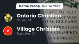 Recap: Ontario Christian  vs. Village Christian  2022