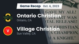 Recap: Ontario Christian  vs. Village Christian  2023