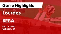 Lourdes  vs KEBA Game Highlights - Feb. 2, 2020