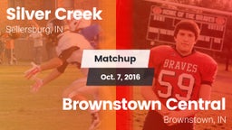 Matchup: Silver Creek High vs. Brownstown Central  2016