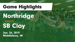 Northridge  vs SB Clay Game Highlights - Jan. 26, 2019