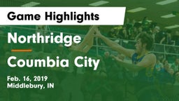 Northridge  vs Coumbia City Game Highlights - Feb. 16, 2019