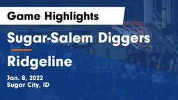 Sugar-Salem Diggers vs Ridgeline  Game Highlights - Jan. 8, 2022