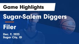 Sugar-Salem Diggers vs Filer  Game Highlights - Dec. 9, 2023