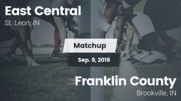 Matchup: East Central High vs. Franklin County  2016