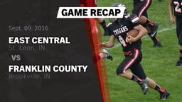 Recap: East Central  vs. Franklin County  2016