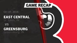 Recap: East Central  vs. Greensburg  2016